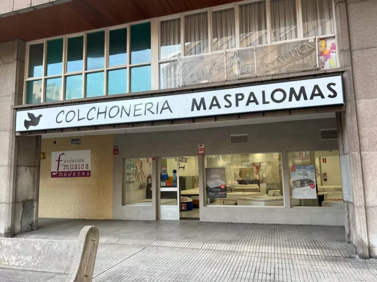 Fachada de Colchonería Maspalomas